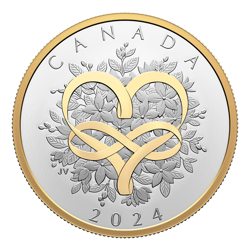 Image for 2024 $20 Fine Silver Coin - Celebrate Love from TD Precious Metals